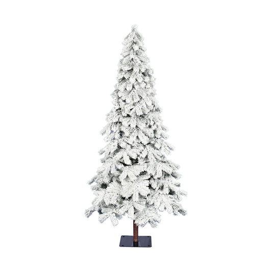 Vickerman 7' Flocked Spruce Artificial Christmas Tree Unlit