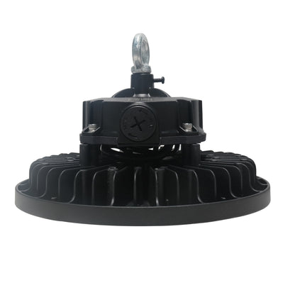 ASD Lighting LED UFO High Bay with Q-base Power Adjustable 300/400/500W 120-277V CCT Selectable 3000/4000/5000K Dimmable Black UL DLC Premium