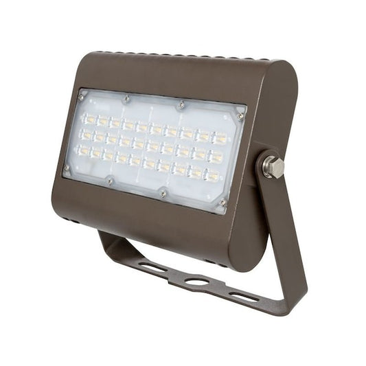 Westgate LED Flood Lights LF3 Series, 120~277V (Not Dimmable), Outdoor Lighting, 50W, 6100 Lumens, 4000K, Dark Bronze Finish