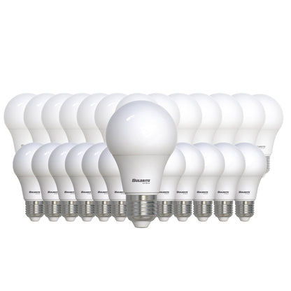 Bulbrite 774252 LED Filament Pack of 25, 8.5 Watt Non-Dimmable A19 Light Bulb with Frost Finish and Medium Screw E26 Base - 3000K(Soft White Light), 750 lumens