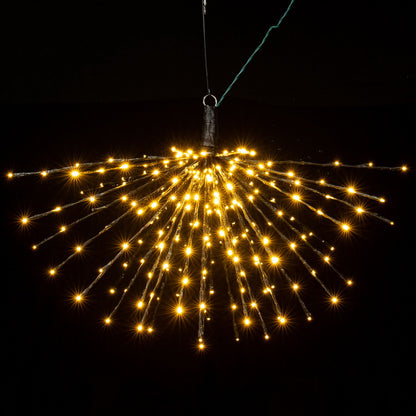 Vickerman 240Lt x 32" Black Starburst Warm White 5mm Twinkle LED Lights.