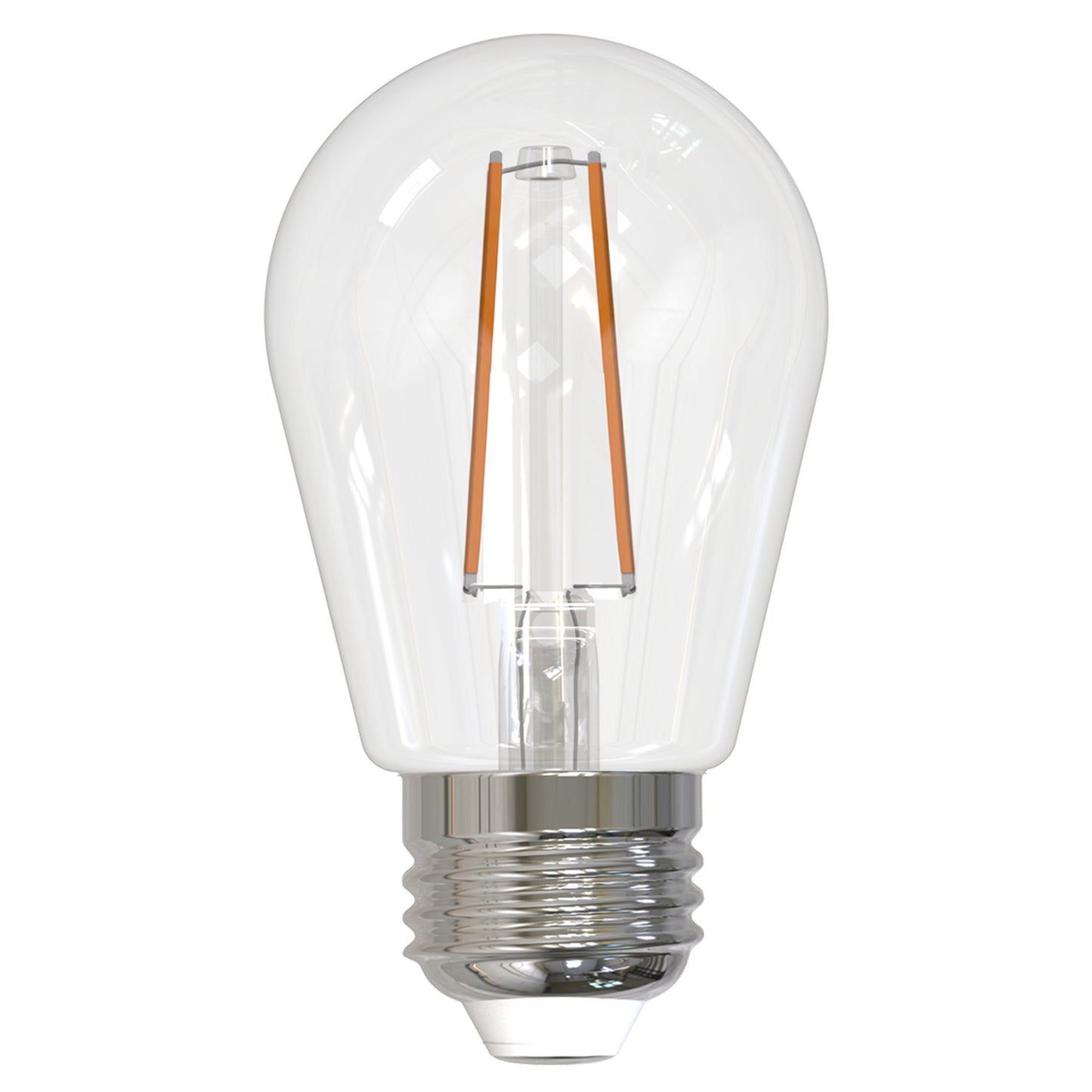 Bulbrite LED Filament 2.5 Watt Dimmable S14 Light Bulb with Clar finish and Medium (E26) Base  - 2700K Warm White Light, 250 Lumens
