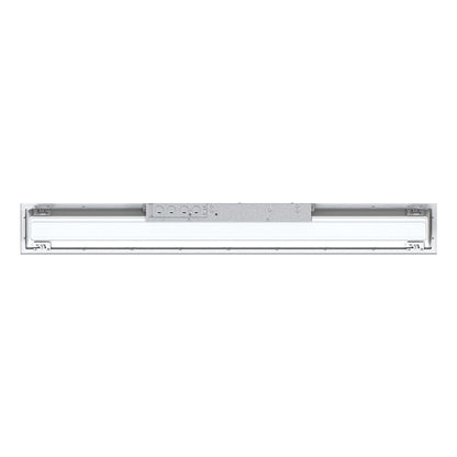 Westgate 4Ft 6In Slot Recessed Linear Light, Select 20/30/40W 30/40/50K 110 Lumens/W 120-277V 0-10V, Commercial Indoor Lighting, 20W/30W/40W, 110 Lumens/W, 30K/40K/50K, White Finish, 0-10V