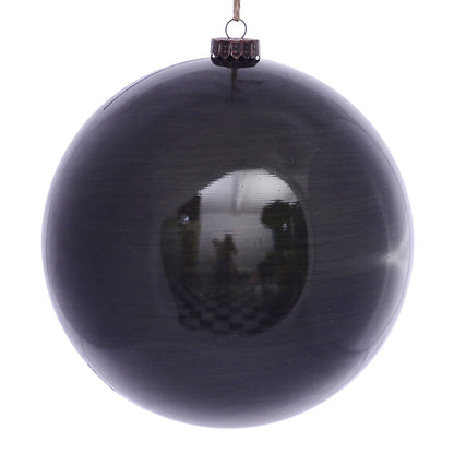 Vickerman 8" Moss Green Wood Grain Ball Ornament 2 per Bag