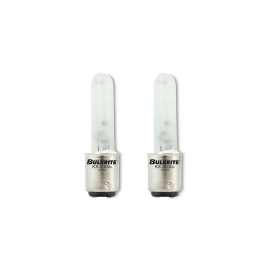 BULBRITE KRYPTON/XENON T3 DOUBLE-CONTACT BAYONET (BA15d) 60W DIMMABLE LIGHT BULB 2700K/WARM WHITE 2PK (473261)