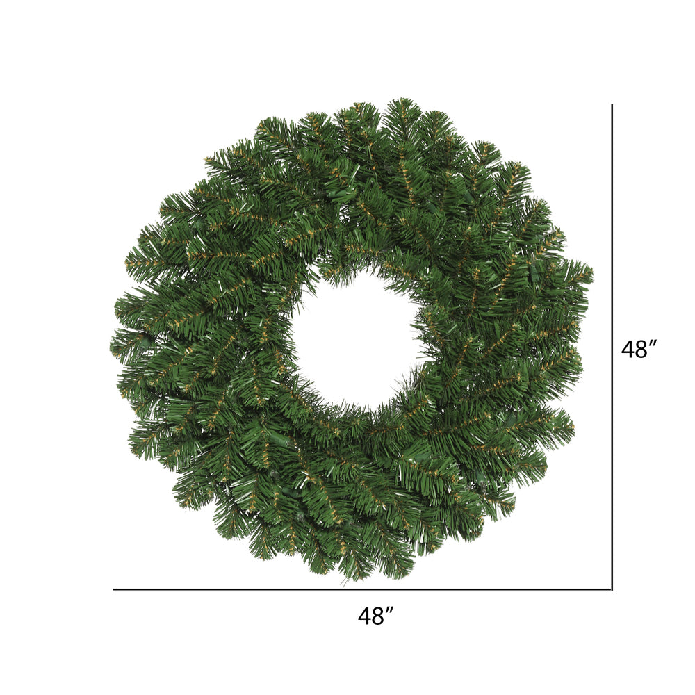 Vickerman 48" Oregon Fir Artificial Christmas Wreath Unlit