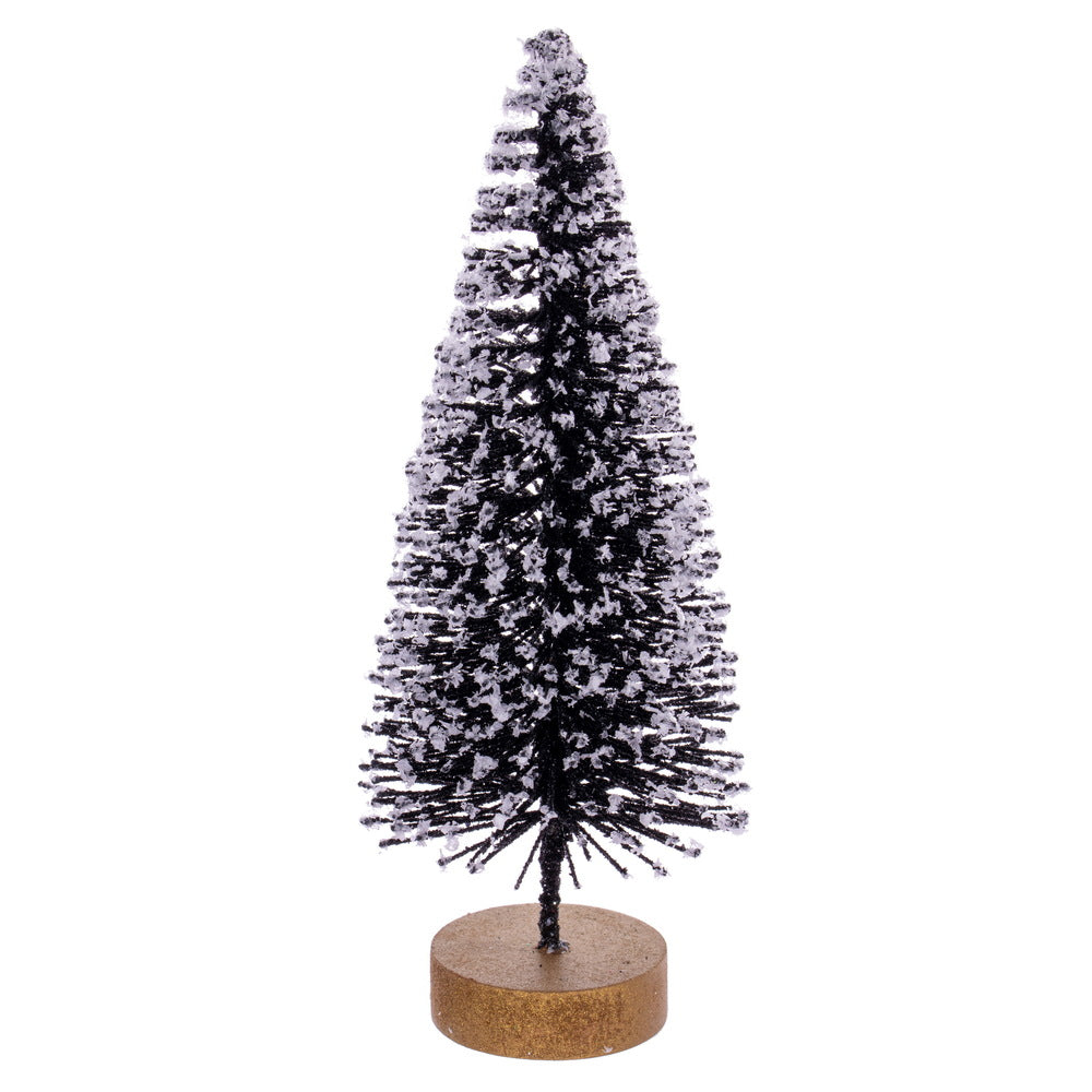 Vickerman 3"-5"-7" Black Sisal Bottle Brush Tree Set Set of 3