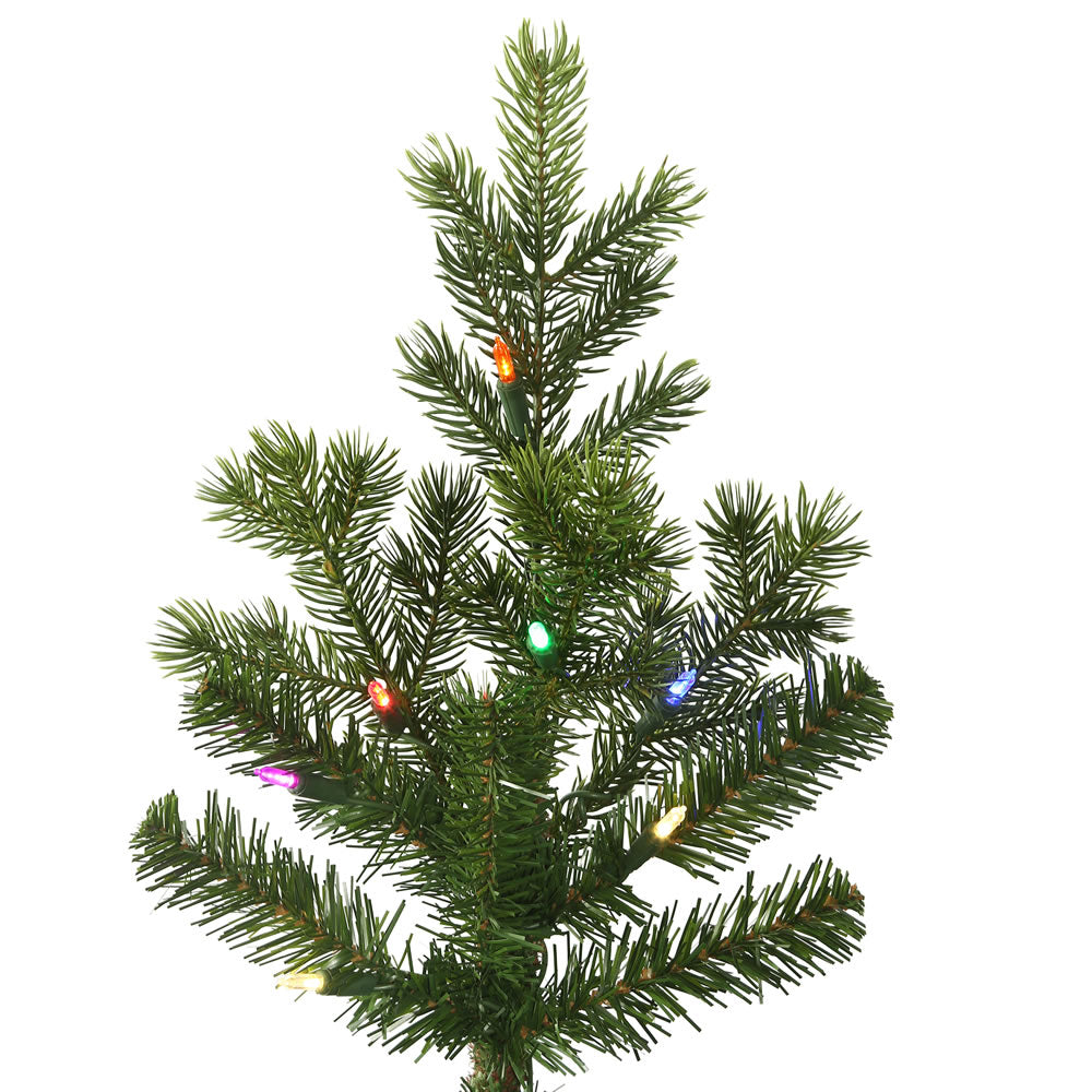 Vickerman 3' x 29" Eagle Fraser Fir Full Artificial Christmas Tree Multi-colored LED lights