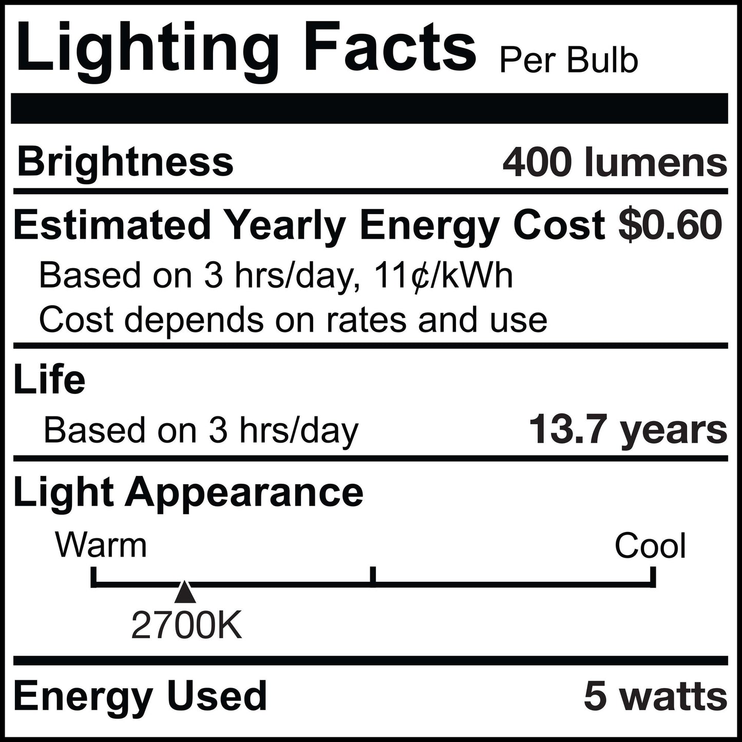 BULBRITE LED T9 MEDIUM SCREW (E26) 4W FULLY COMPATIBLE DIMMING FILAMENT LIGHT BULB 2700K/WARM WHITE 40W INCANDESCENT EQUIVALENT 2PK (776881)