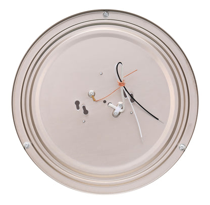 ASD Lighting LED Double Ring Flushmount 16inch 24W 120V Triac 3000/4000/5000K Nickel ETL