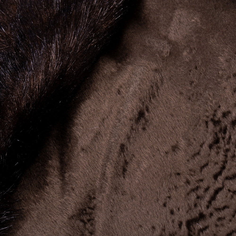 Vickerman 72" Cocoa Mink Faux Fur Tree Skirt