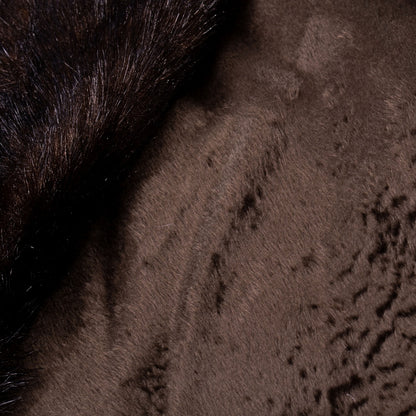 Vickerman 72" Cocoa Mink Faux Fur Tree Skirt