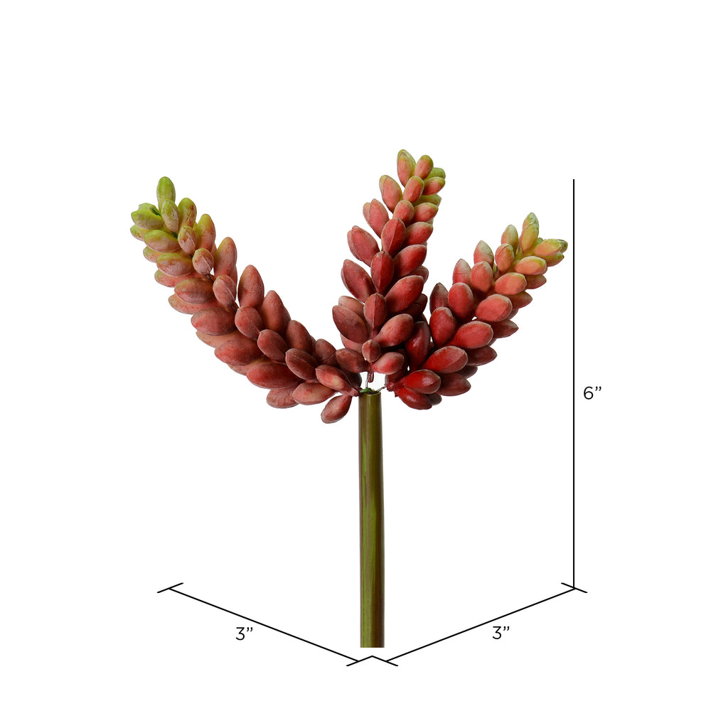 Vickerman 6" Artificial Red Jellybean Pick Pack of 3