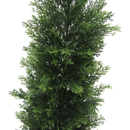 Vickerman 3' Artificial Potted Green Cedar Tree.