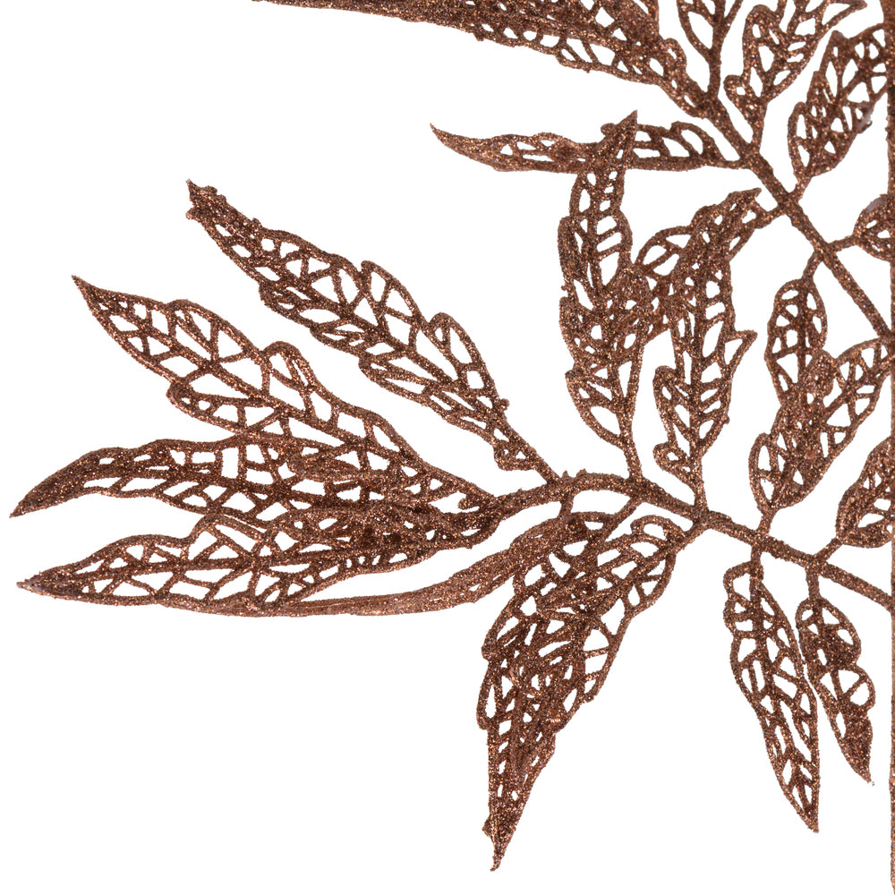 Vickerman 22" Rose Gold Glitter Sumac Artificial Christmas Spray. Includes 6 sprays per pack.