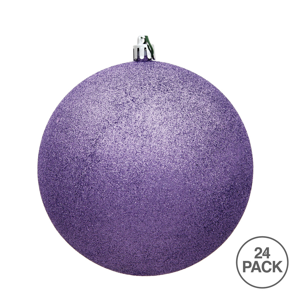 Vickerman 2.4" Lavender Glitter Ornament 24 per Bag