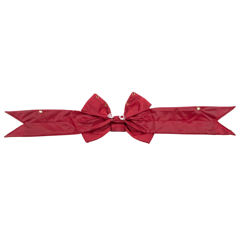 Vickerman 18" Red Nylon Outdoor Christmas Bow