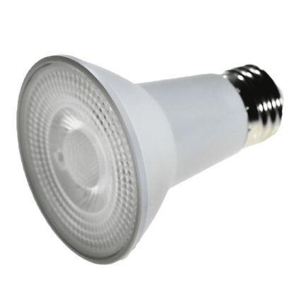 Damar PAR20 LED Long Neck Flood Light Bulb 5W 500 Lumen E26 Medium Base 4000K Cool White Ideal for Track & Recessed Spot Light Bulbs 120V CRI80 40° Beam Angle White Finish Pack of 3