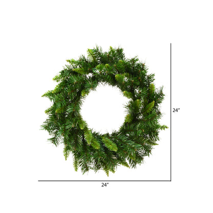 Vickerman 24" Imperial Pine Artificial Christmas Wreath Unlit
