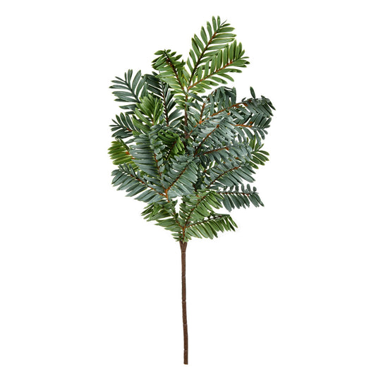 Vickerman 16" Green Medford Pine Artificial Christmas Spray. Includes 6 sprays per pack.