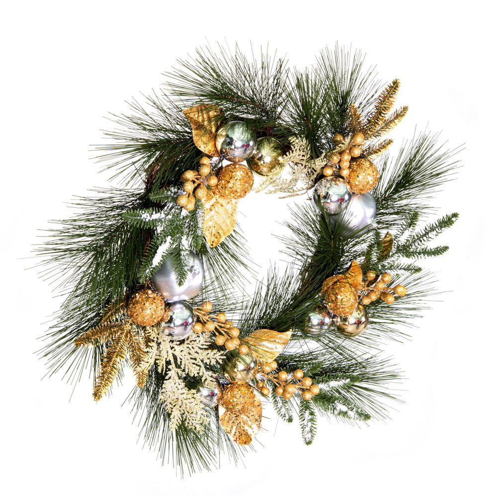 Vickerman 24" Artificial Christmas Wreath Unlit