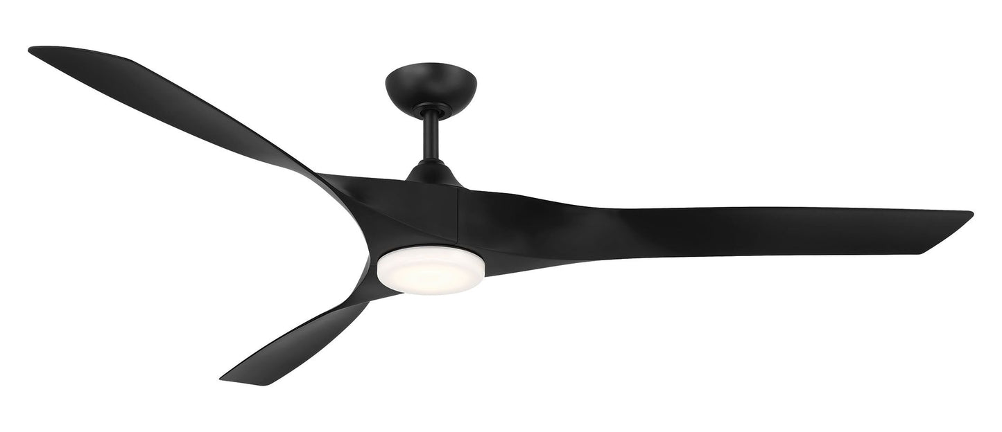 Wind River Fans Willow Indoor/Outdoor Smart Ceiling Fan, 17/18Watts, 120V, 3000K