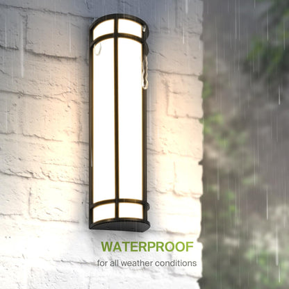 ASD Lighting LED Outdoor Wall Sconce 18" 20W 120-277V CCT Selectable 3000/4000/5000K Oil Rubbed Bronze ETL Energy Star