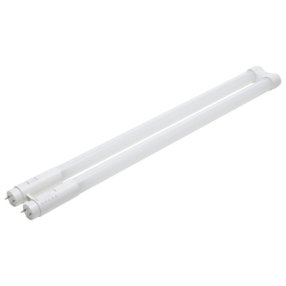 Satco 11.5/13/15 Wattage Selectable T8 U-Bend LED; 30K/35K/40K/50K/65K CCT Selectable; 1-Inch; Frost Finish; 120-277 Range Voltage