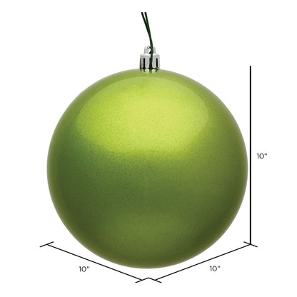 Vickerman 10" Lime Candy Ball Ornament