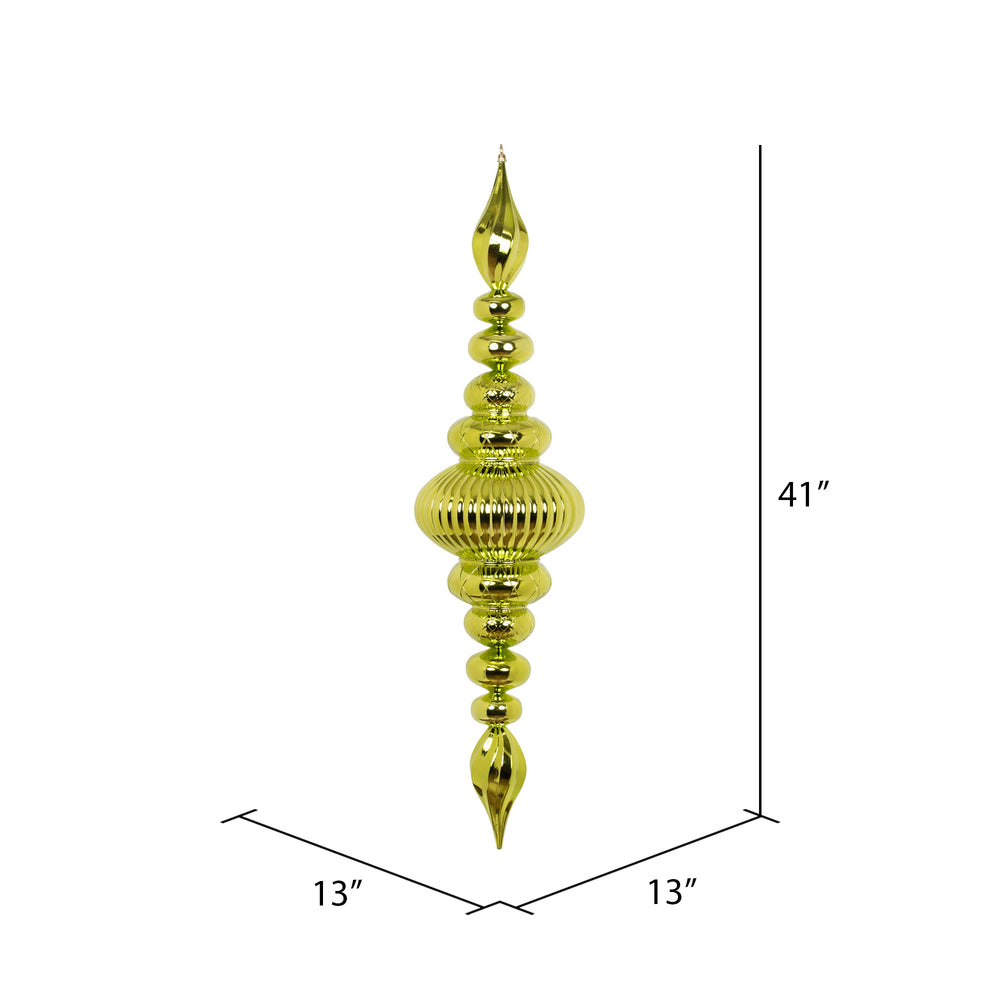 Vickerman 41" Lime Shiny Finial Ornament