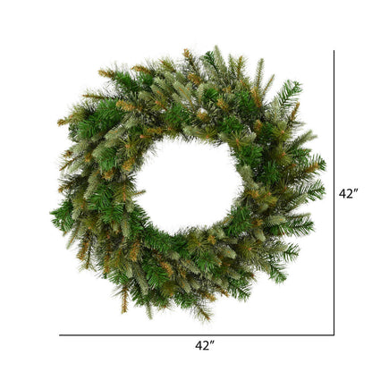 Vickerman 42" Cashmere Artificial Christmas Wreath Unlit