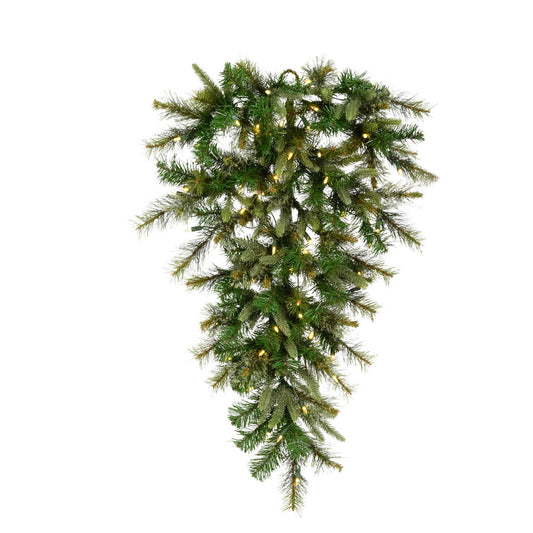 Vickerman 36" Cashmere Artificial Christmas Teardrop Warm White Dura-lit LED Lights