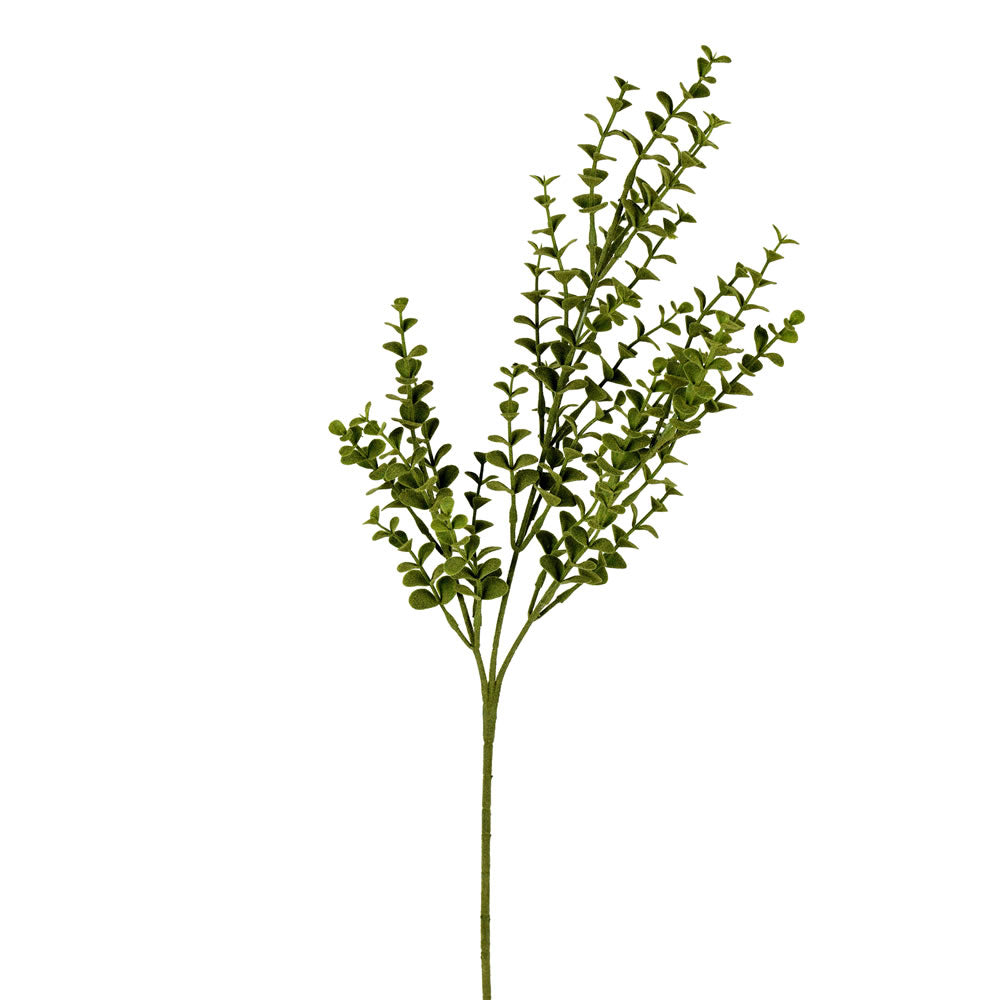 Vickerman 26" Artificial Green Eucalyptus Bush Set of 4