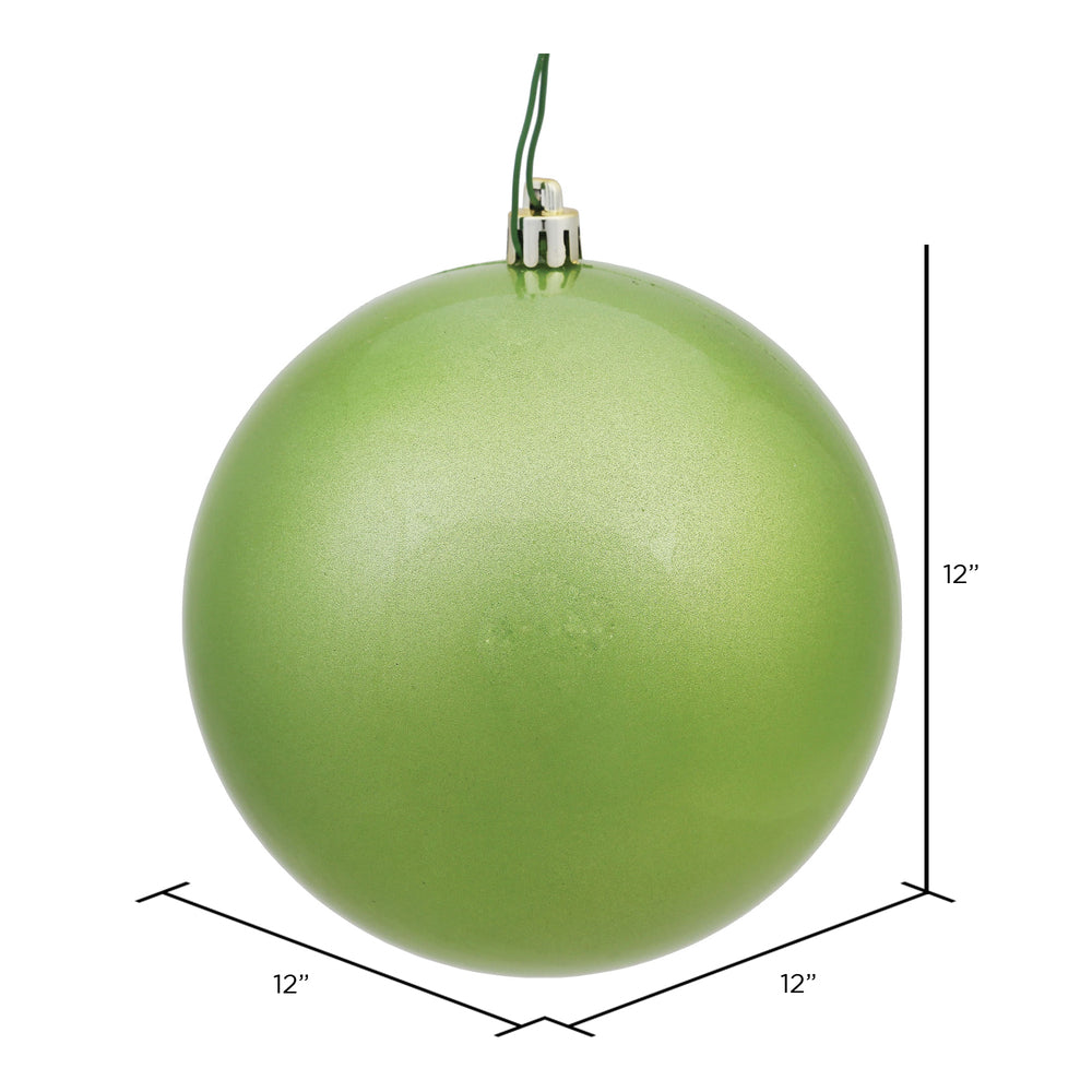 Vickerman 12" Celadon Candy Ball Ornament