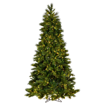 Vickerman 14' x 87" Brighton Pine Artificial Christmas Tree 4500 LED Color Changing Lights.