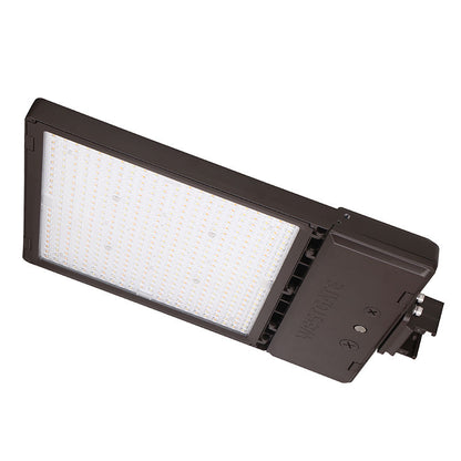 Westgate Maximum-Feature Area Flood 200/250/300W 30/40/50K T3 Rotatable Photocell And Sensor-Ready 480V, Outdoor Lighting, 200W/250W/300W, 145 Lumens/W,  30K/40K/50K, Bronze Finish, 0-10V