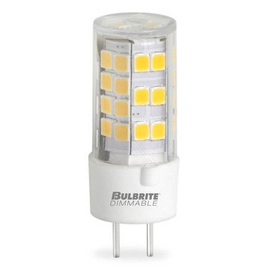 BULBRITE LED T4 BI-PIN (GY6.35) 5W NON-DIMMABLE CLEAR LIGHT BULB 2700K/WARM WHITE LIGHT 60W EQUIVALENT