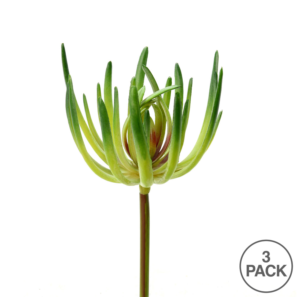 Vickerman 6.75" Artificial Green Jade Pick Set of 3