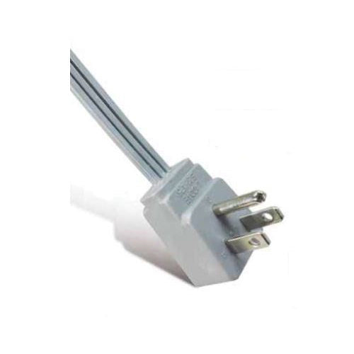 Westgate Spt-2 16AWG/ 3 Conductor, Angle Plug, Nema 5-15P, 125V, Gray, 3Ft, Electrical Products