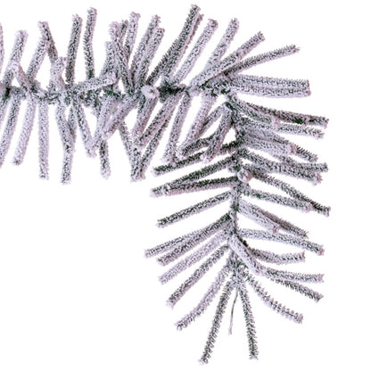 Vickerman 9' x 14" Flocked Pistol Pine Unlit Pine Garland.