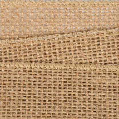 Vickerman 2.5" x 10 Yards Tan Burlap Christmas Ribbon