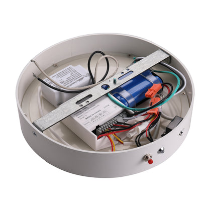 ASD Lighting LED Surface Mini Panel Round 7inch 15W 120V Triac 2700/3000/4000/5000/6000K with Battery Back-up 6W with ETL