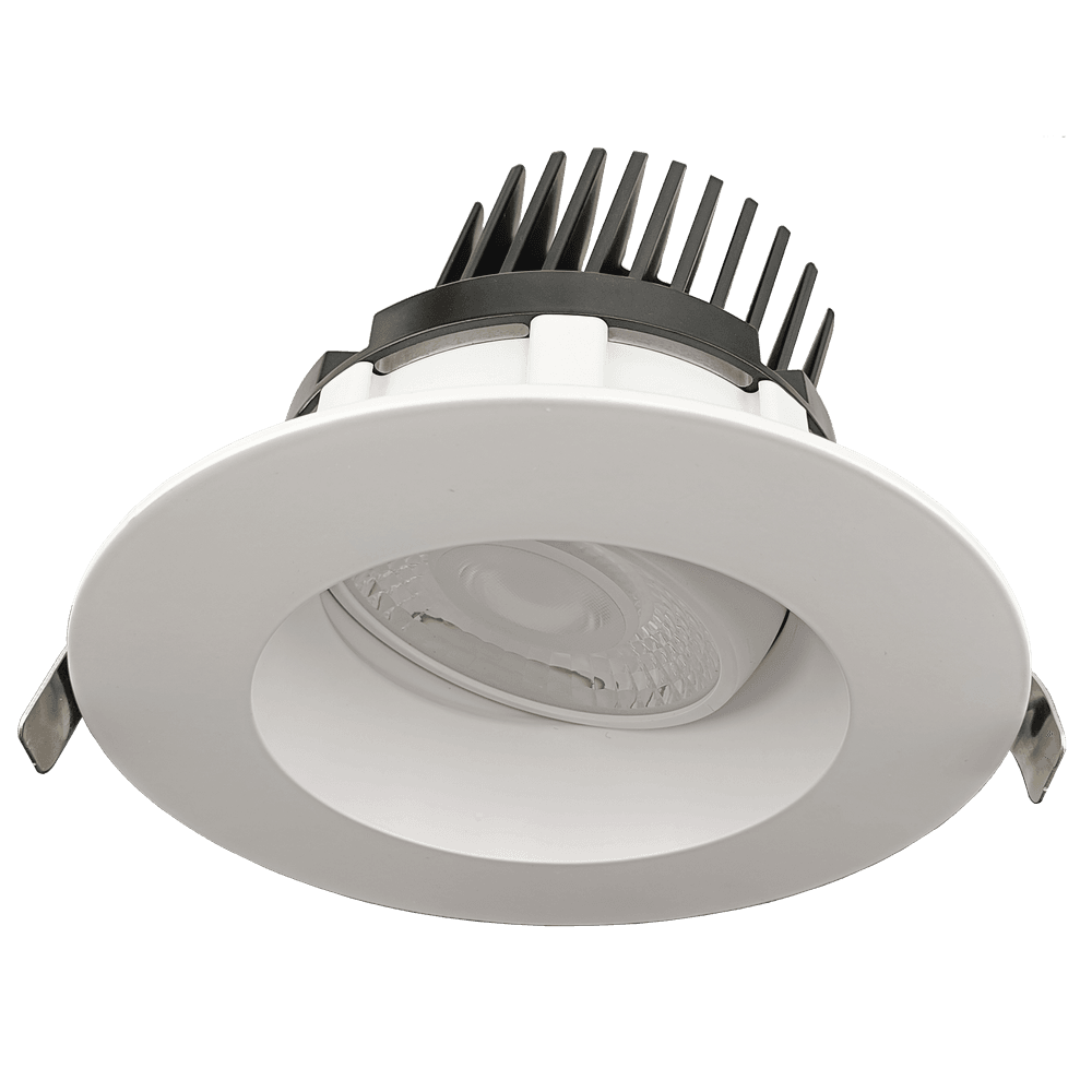 Goodlite LED 6 Inch Regress Round Gimbal Luminaire, Selectable Color Temperature