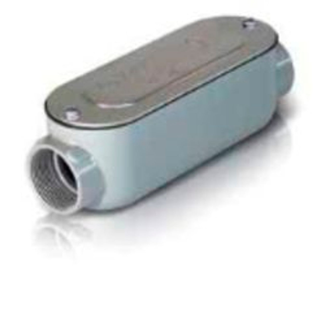 Westgate Threaded Conduit Body, Type  C + Cover & Gasket, 3/4", Electrical Products, Gray Finish