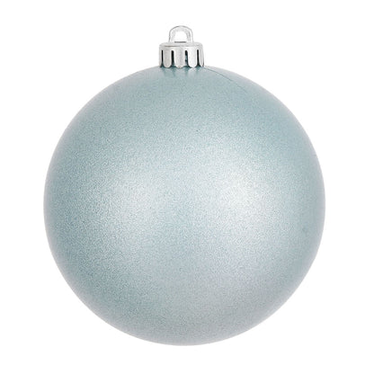 Vickerman 6" Baby Blue Candy Ball Ornament 4 per Bag