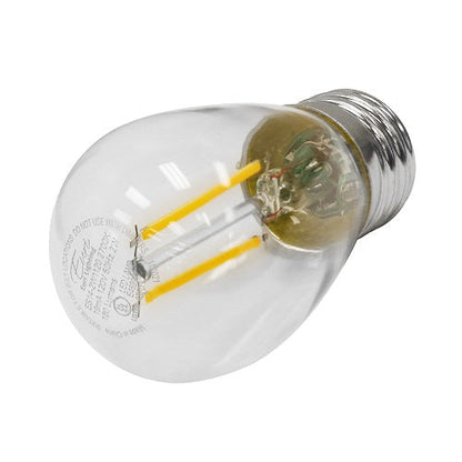 Euri Lighting ES14-2W1120 Vintage LED 25-Watt Equivalent S14 Filament String Lamp E26 Base Non-Dimmable - 2700K