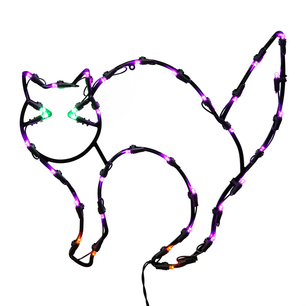 Vickerman 16" Cat Wire Silhouette with 35 LED Lights
