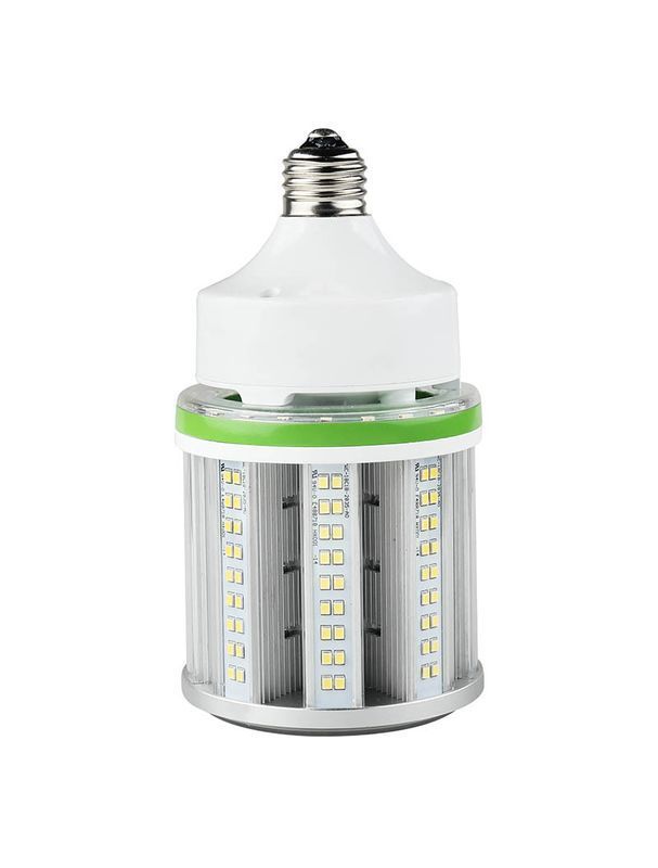 Westgate High-Lumen LED Corn Lamp With Up Light, 100~277V AC, Industrial Lighting, 27W, 3510 Lumens, 5000K, White Finish