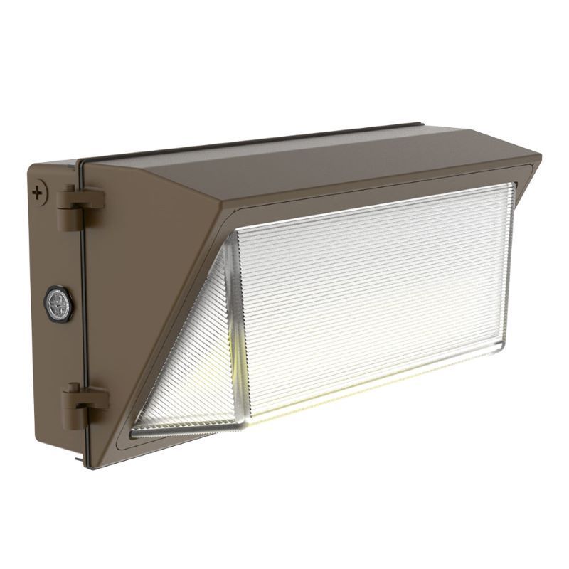 Westgate Builder Series Traditional Wall Pack Adjust 100/120/150W Tune 30/40/50K 140 Lumens/W Photocell, Outdoor Lighting, 100W/120W/150W, 140 Lumens/W, 3000K/4000K/5000K, Bronze Finish, 0~10V Dimming