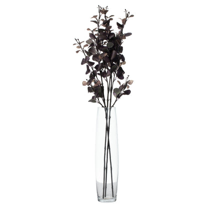 Vickerman 32" Artificial Purple Eucalyptus Leaf Spray. Includes 3 sprays per pack.